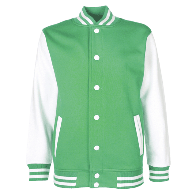 Baseball vest met je naam bedrukt groen voor Baseball vest Groen – foto 2