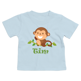 T-shirt Pastel blauw