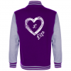 Baseball vest Paars-Gr