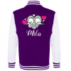 Baseball vest Paars
