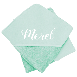 Wikkeldoek Pastel groen