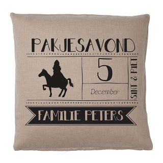 Sinterklaas kussen Welkom