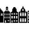 Sticker Grachtenpandjes