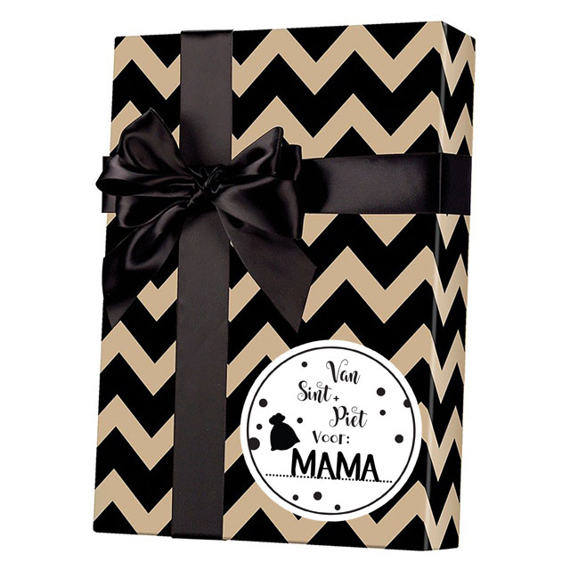 Kado met sint naam sticker label Kado labels Sint