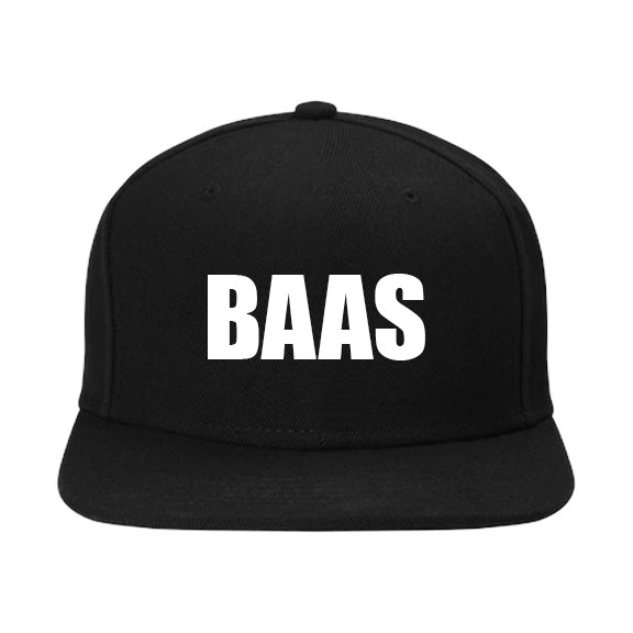 Snapback cap zwart BAAS Snapback cap Adult