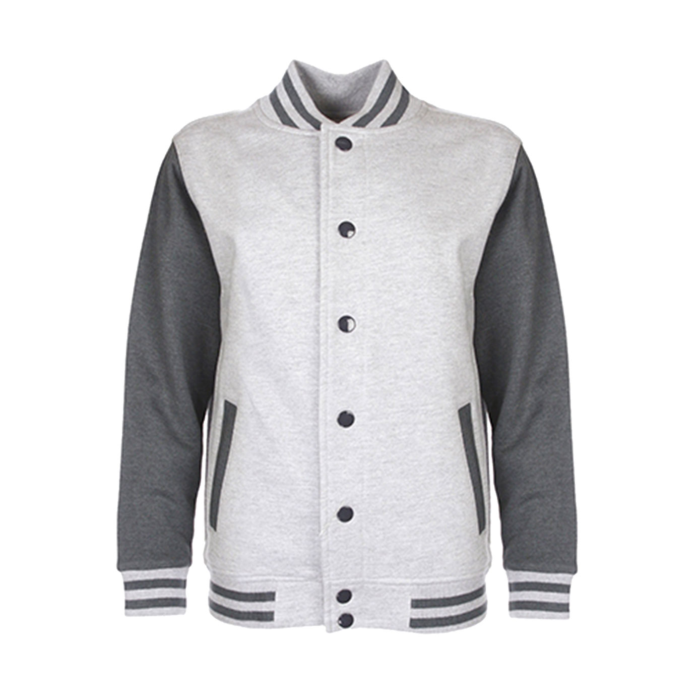 Baseball vest met je naam bedrukt grijs met naam voor Baseball vest Grijs – foto 2