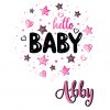 Geboortesticker Hello