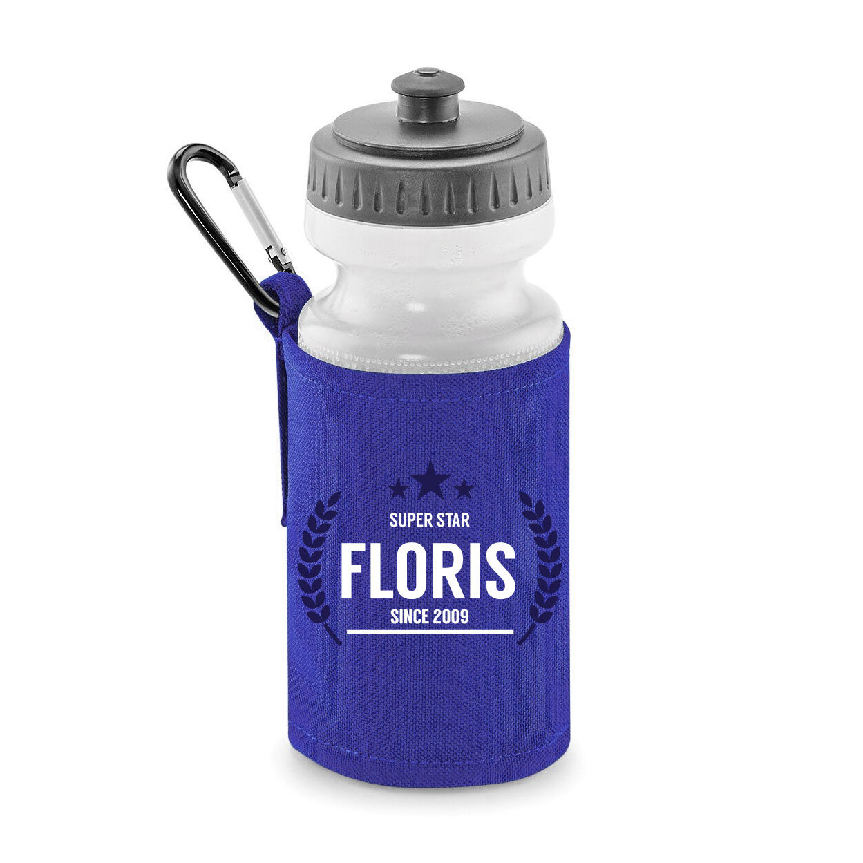 Sport bidon met naam blauw Bidon Blauw