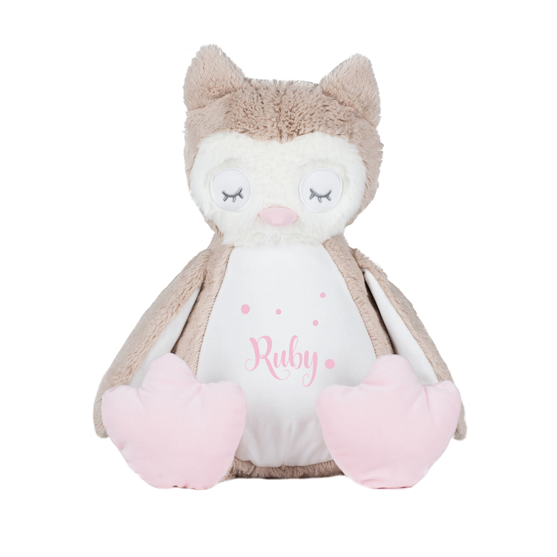Knuffel met naam uil Knuffel Uil