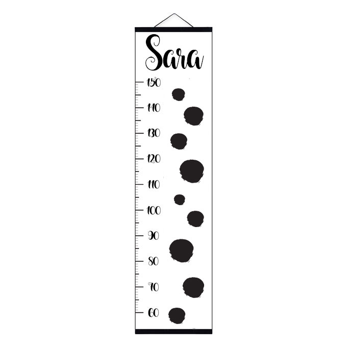 Groeimeter met naam dots Groeimeter Dots
