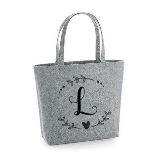Shopper grijs Vilt