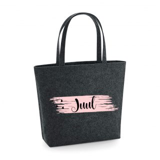 Shopper antraciet Vilt