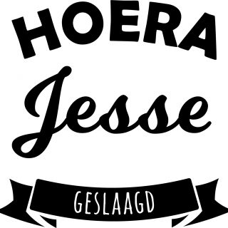 Sticker Geslaagd