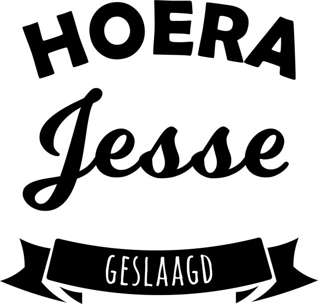 Sticker Geslaagd