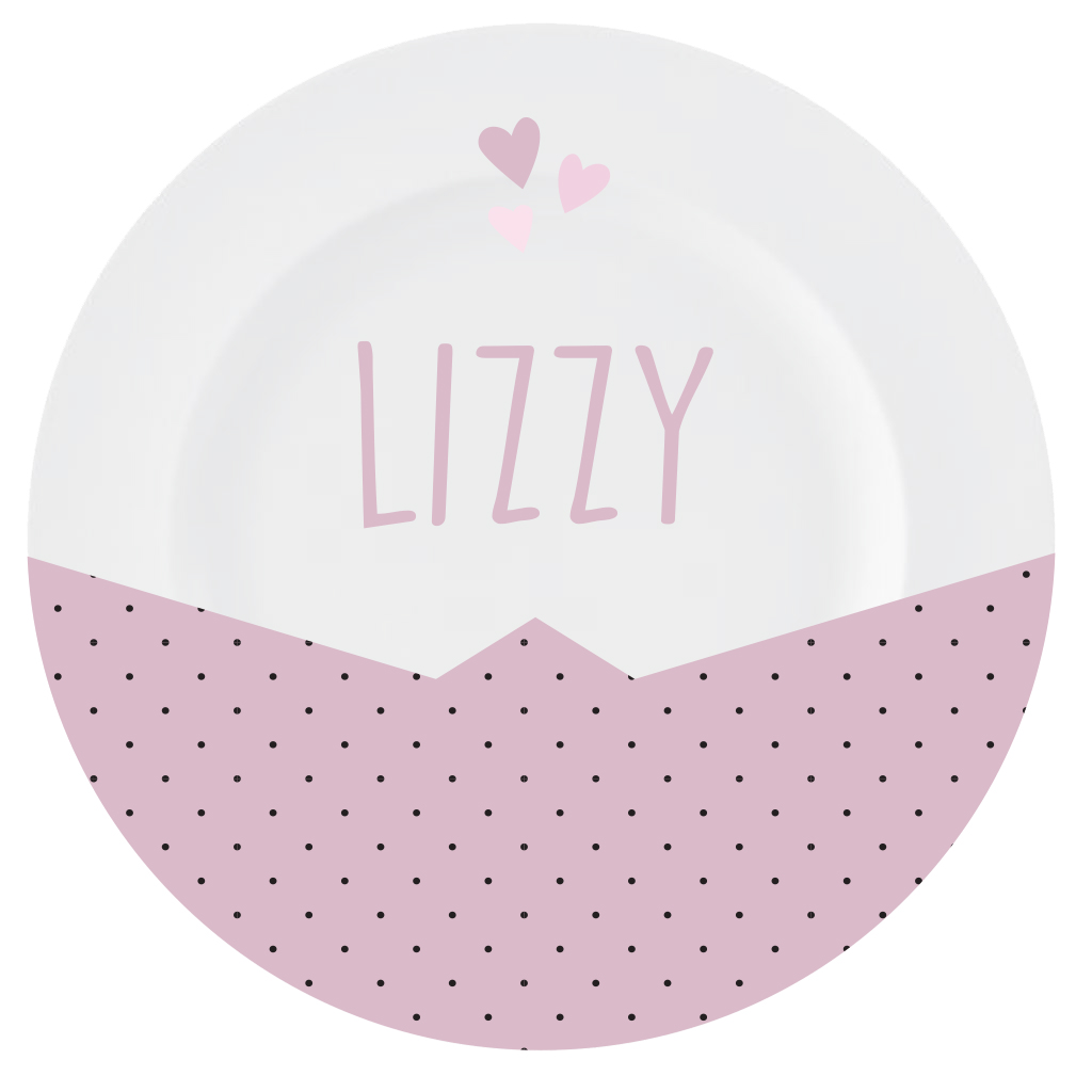 Label42-bordje-met-naam-dots Bordje plastic Lizzy